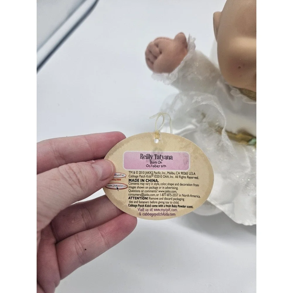 Cabbage Patch Snugglies Angel Reilly Tatyana Born‎ On October 6th 2010 With Tags